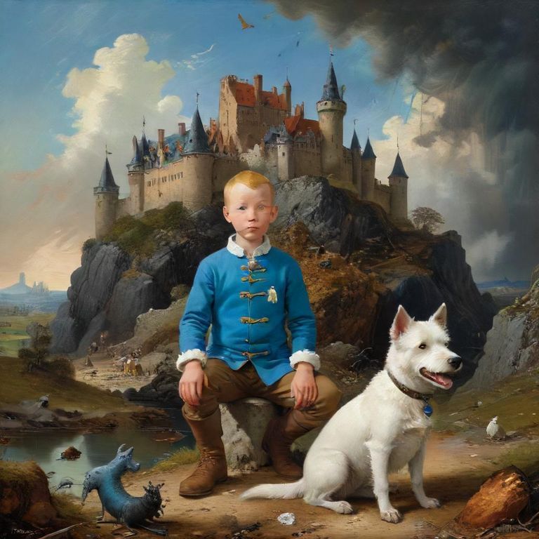 Tintin et Milou par Jérôme Bosch. T&M-2-JeromeBosch.jpg