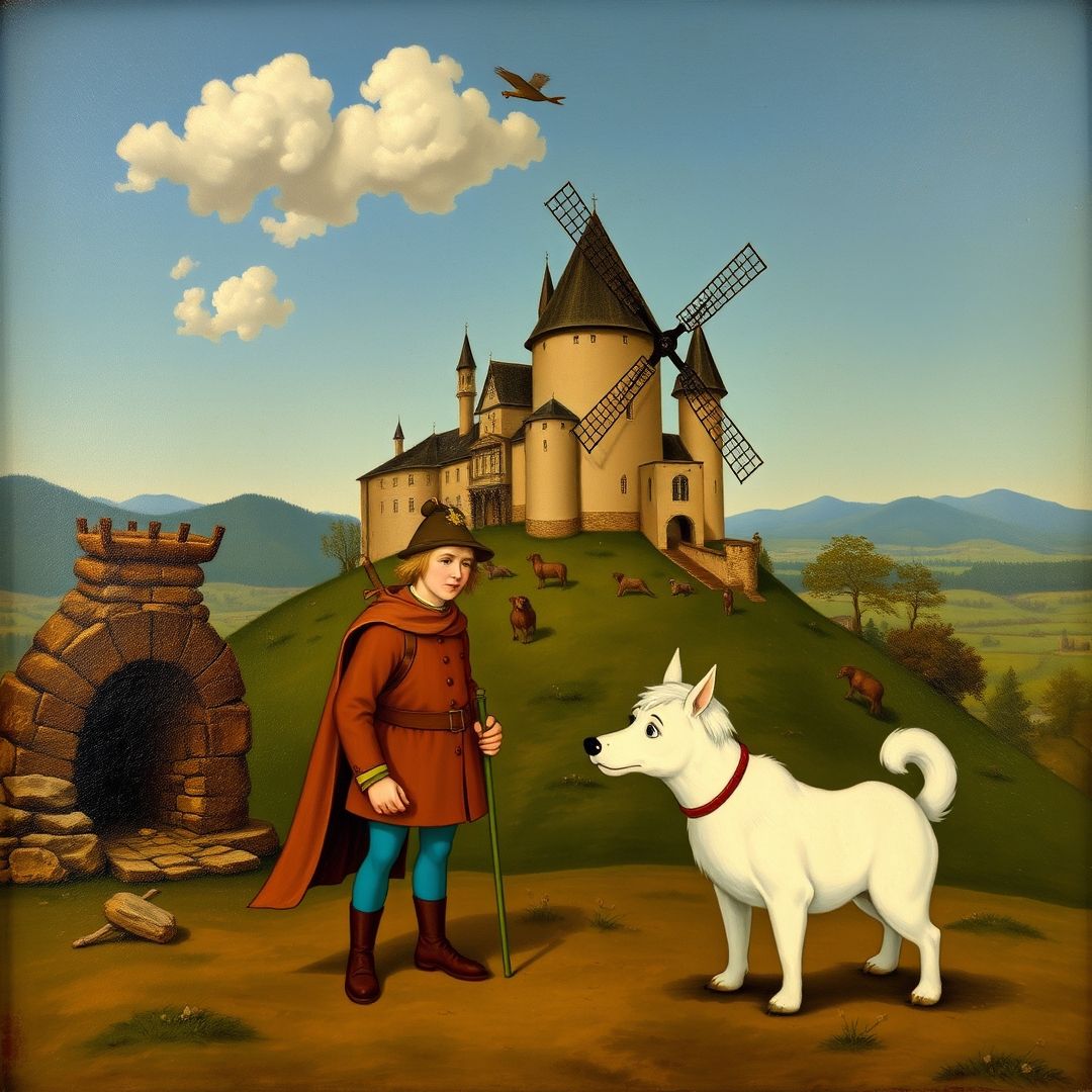 Tintin et Milou par Léonard de Vinci. Tintin&MilouMoulinsart-02.jpg