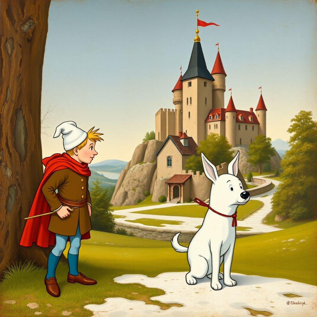 Tintin et Milou par Léonard de Vinci. Tintin&MilouMoulinsart-16.jpg