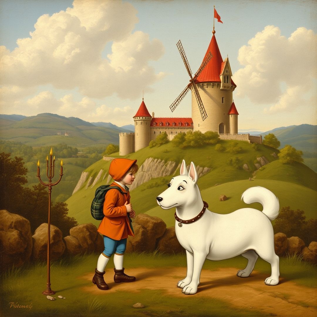 Tintin et Milou par Léonard de Vinci. Tintin&MilouMoulinsart-17.jpg