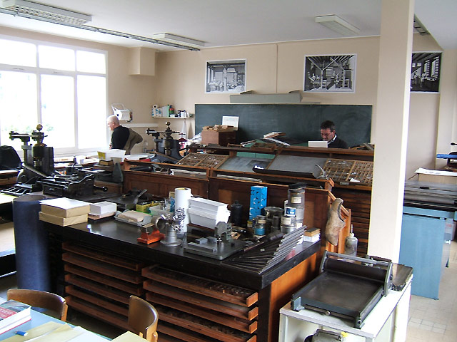 Vue générale de l'atelier