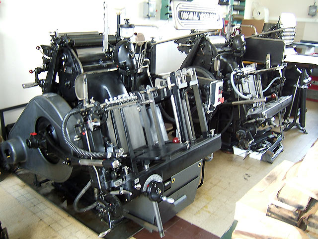 Presses à platine Heidelberg