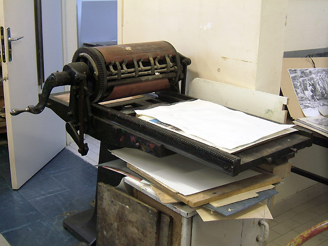 Presse typo à cylindre Presse typo à cylindre