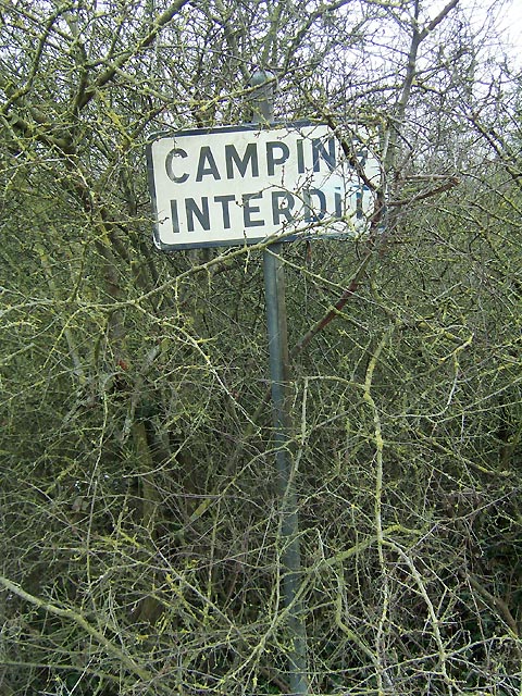 Camping interdit Camping interdit