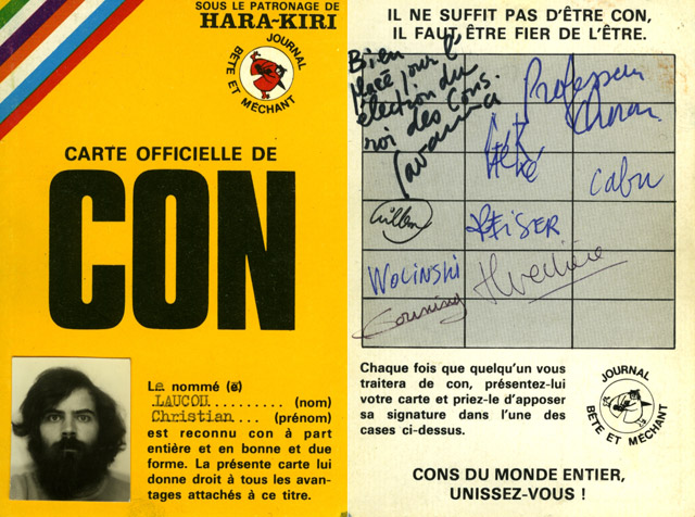 Carte de con Carte de con