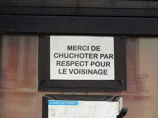 Profession de foi... Chuchoter...