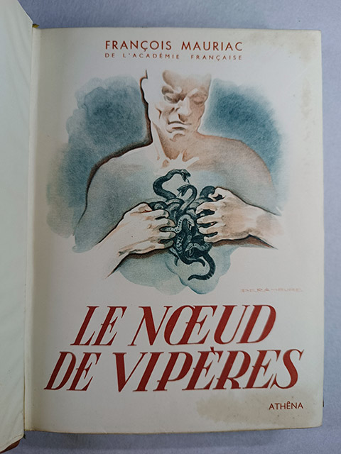 Le Nœud de vipères, couverture ReliureMauriac6.jpg