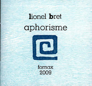 Aphorisme n° 1 Aphorisme n° 1
