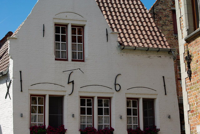 Une maison à Bruges. Une maison à Bruges.