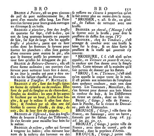 Encyclopédie, tome 5, page 551 Encyclopédie, tome 5, page 551